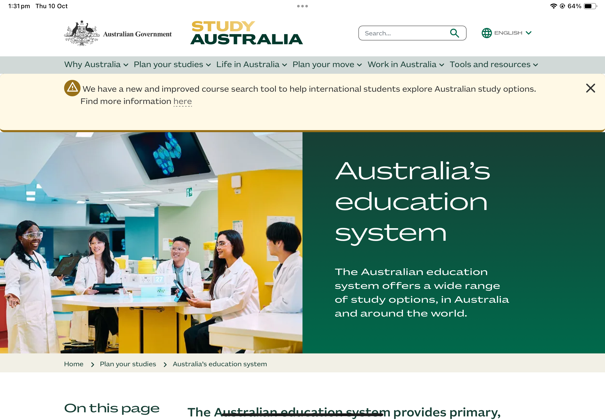 Education system in Australia